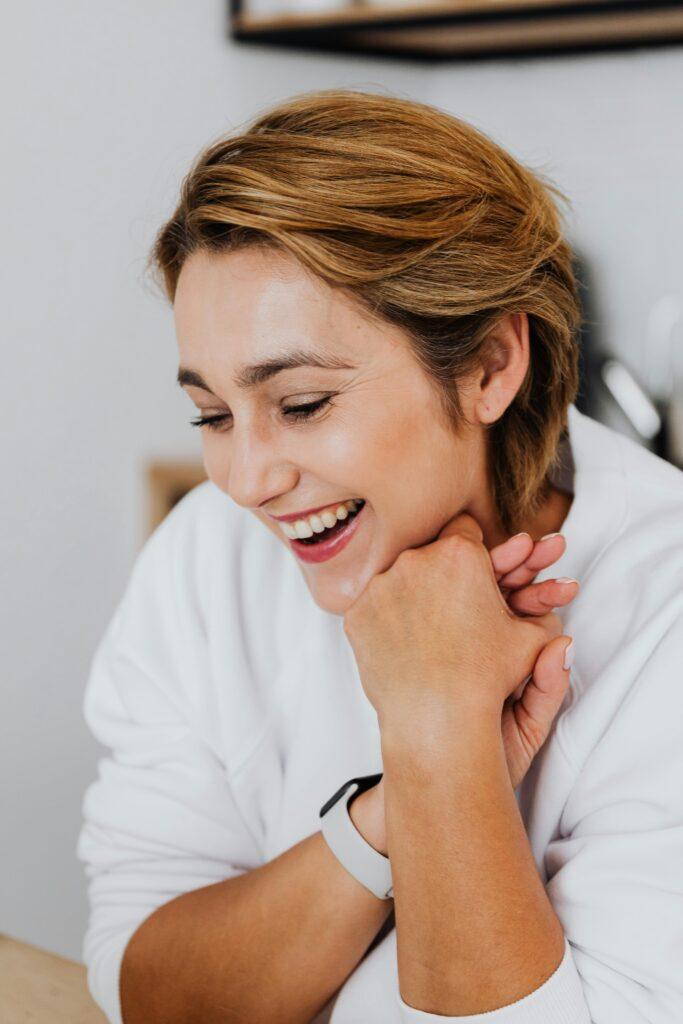 woman smiling One Life Counselling Calgary